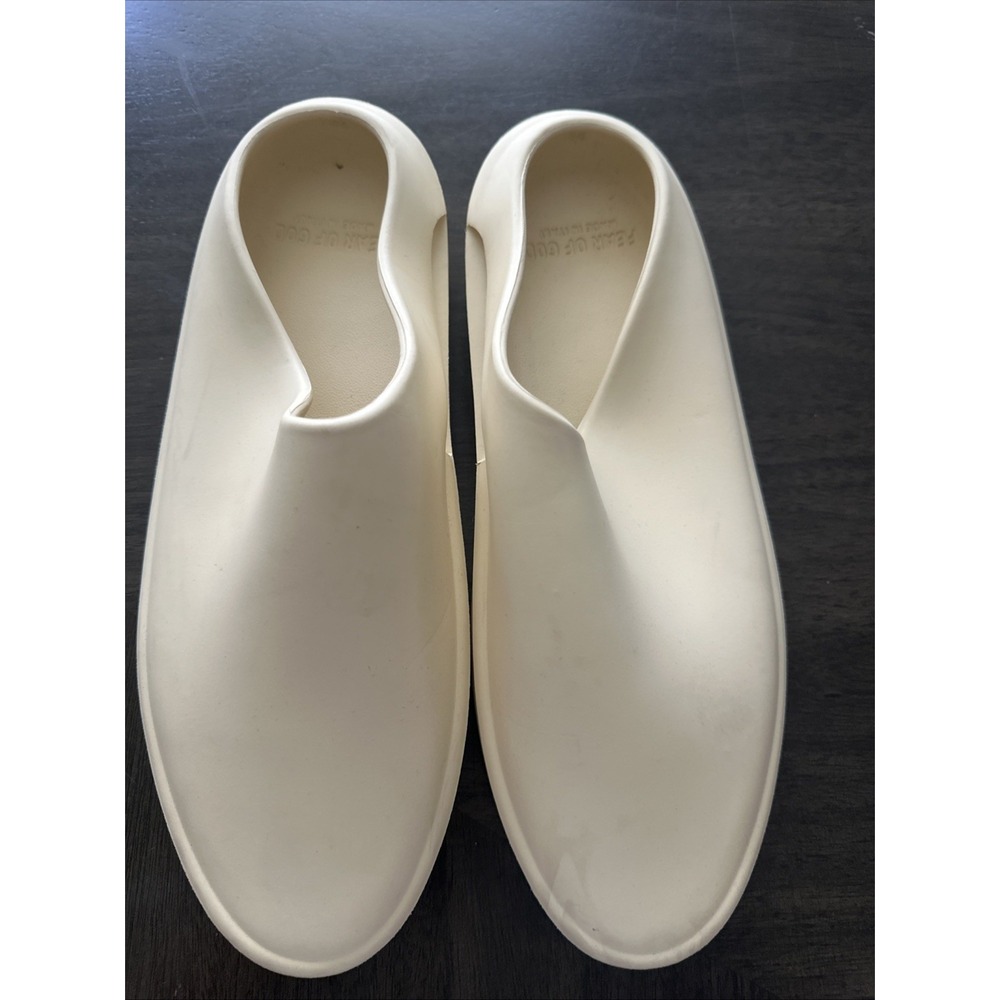 Fear of God California Slides Mule Mens Size 44 Slip On Comfort Cozy Beige Tan